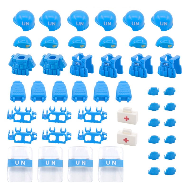 Lego Minifigure Holder - Юнь мира Forc берет пуленепробиваемый жилет
