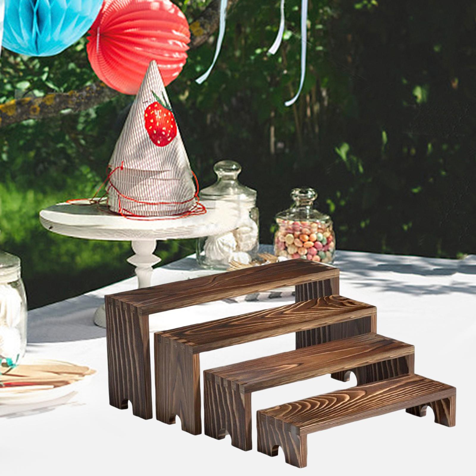 Набор из 4 деревянных подставо – обзор и цена Display Risers Set